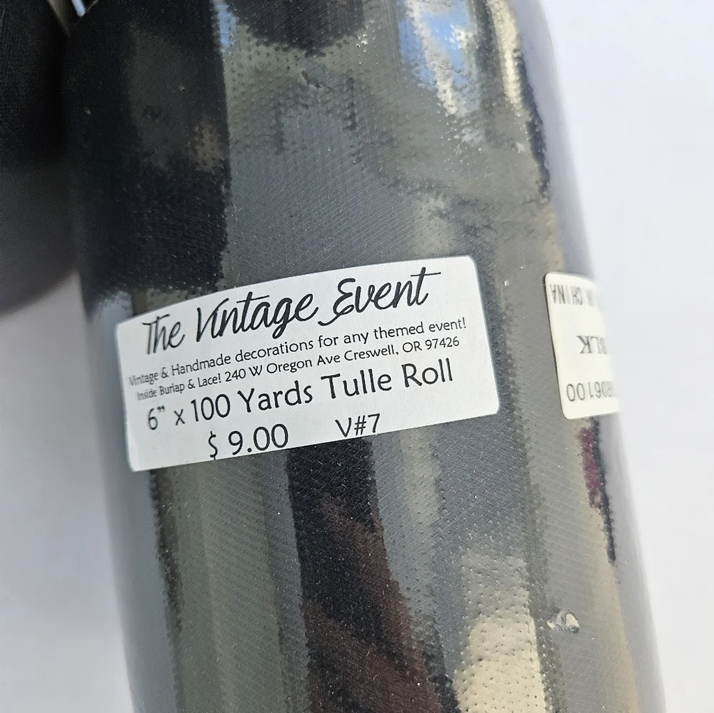 Lot of Black Tulle